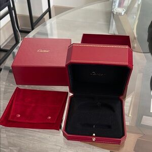 Cartier Red Jewelry Box